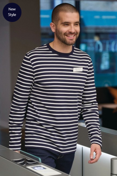 4722 Mens Amos L/S Breton Top