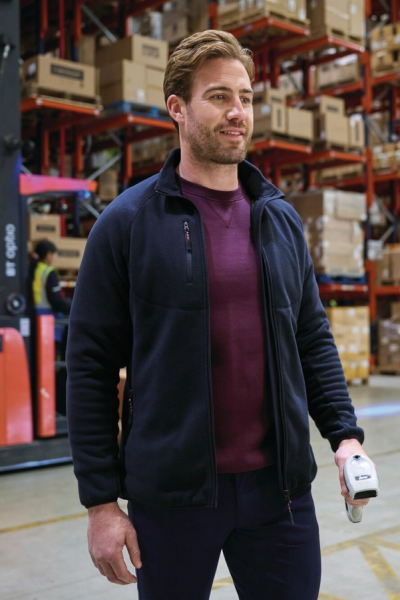 4641 Mens Lee Full Zip Core Fleece